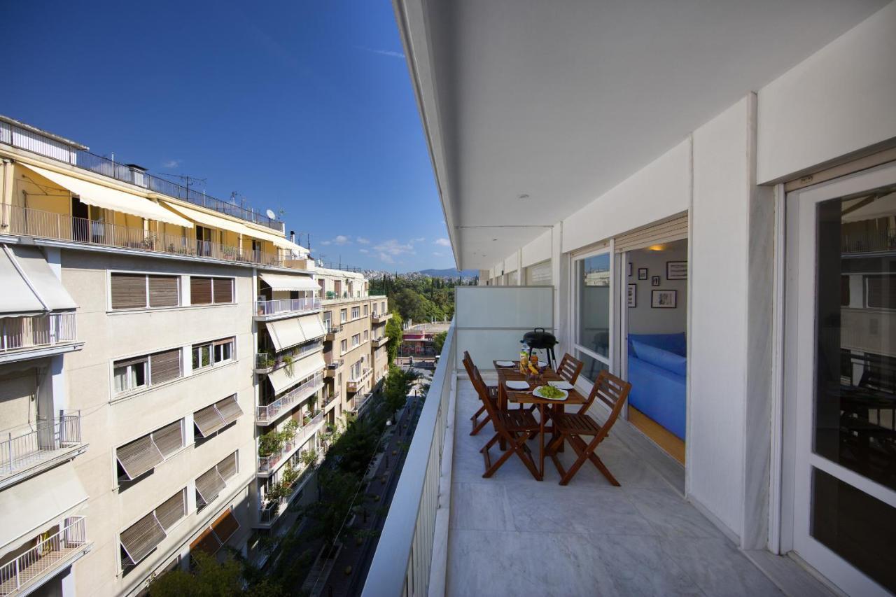 Super Modern Minimal Flat Nr Metro & Arch. Museum Apartment Athena Bagian luar foto